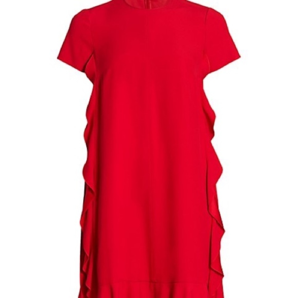 RED Valentino Side Ruffle Mini Dress